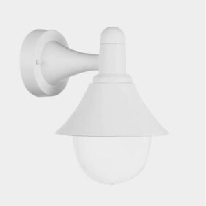 Aplique Exterior Mentol 1xe27 Blanco Ip44 Policarbonato   25x18,1x23,2 Cm