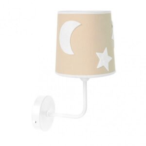 Aplique Firmamento 1xe14 Beis 30x14