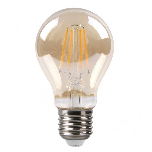 Bombilla Filamento Standar 10x6d 8w 750lm E27 Ambar 2700k
