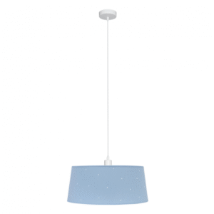 Colgante Consciencia 1xe27 Celeste Regx40x40 Cm