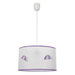 Colgante Lluvia 1xe27 Lila Regx30d