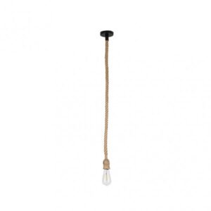 Colgante Cabo 1xe27 Cuerda 140x10x10 Cm