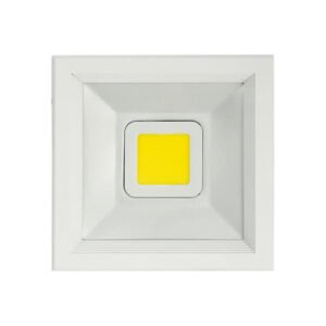 Downlight Cuad. Poseidon Led 20w 2000lm Blanco 19x19x8 6500k