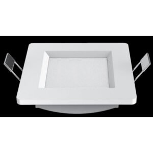 Downlight Led Intego Cuadrado 8w 330lm 3,2x11x11 Blanco 4000k Corte 9x9 Cm