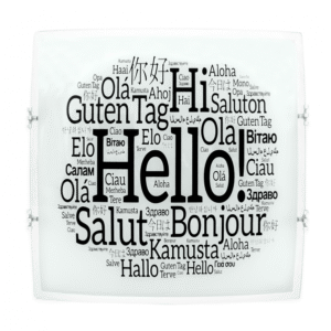 Plafón Saludo 2xe27 Blanco 30x30