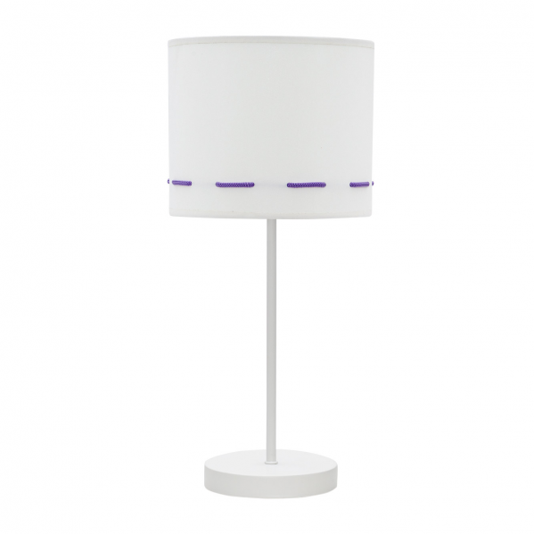 Sobre Mesa Trazos 1xe14 Lila 42x17x17 Cm