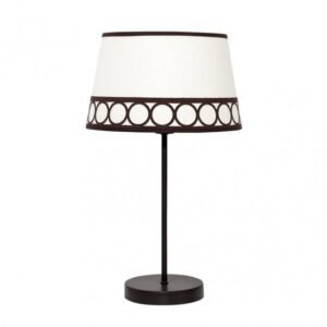 Sobremesa Dalia 1xe14 Beis/marrón 44x25x25 Cm