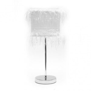 Sobremesa Hilos 1xe14 Blanco 42,5x17x17 Cm