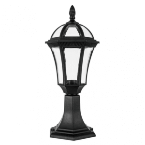 Sobremuro Exterior Comino 1xe27 Negro Ip44 Policarbonato 47,6x17,6x17,6 Cm