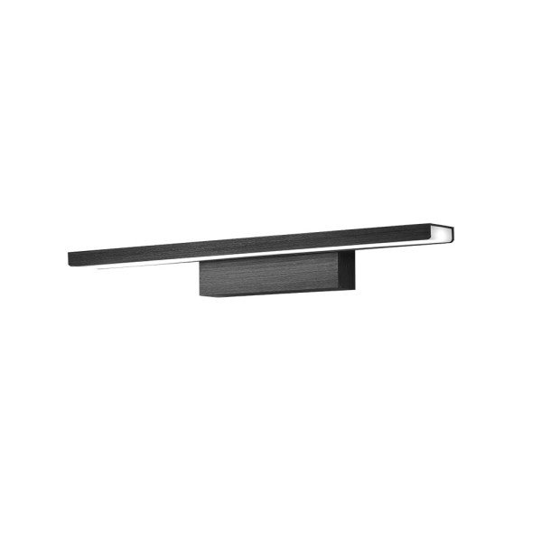 Alumbracuadros 16w 4000k Acebo Negro 1360lm Ip44 4,8x41x8,5cm