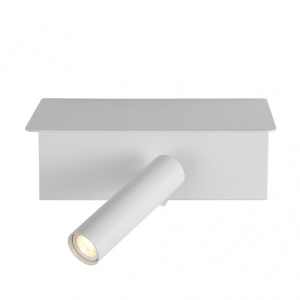 Aplique 3w 4000k Leonardo Blanco C/estante Y Usb 150lm C/interruptor 14x18x14cm Orientb