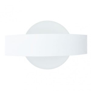Aplique Barredor De Pared Circ.8w 4000k Arco Blanco 630 Lm Ip20 13x24x5 Cm