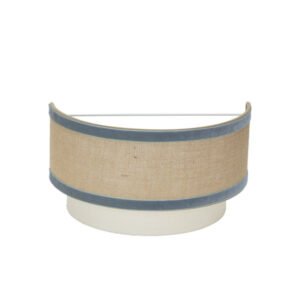 Aplique Cornalina 1xe27 Beis/azul 30d