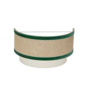Aplique Cornalina 1xe27 Beis/verde 30d