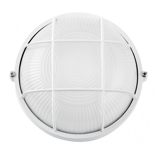 Aplique Ext. Aluminio Apus Grand.1xe27 Blanco Ip44 11x25x25 Cm