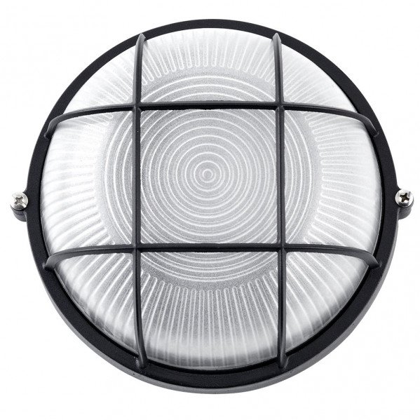 Aplique Ext. Aluminio Apus Grand. 1xe27 Negro Ip44 11x25x25 Cm