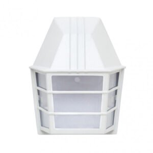 Aplique Exterior Aluminio Acrux 1xe27 Blanco Ip23 24x20x11,5 Cm