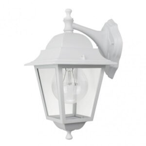 Aplique Exterior Aluminio Spica 1xe27 Blanco Ip44 42x28x21,5 Cm