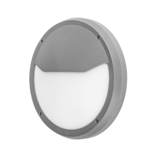 Aplique Exterior Coliandro 2xe27 Grispolicarbonato 9,4x30d Ip65
