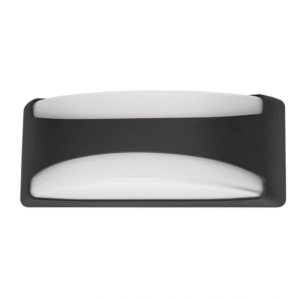 Aplique Exterior Daikon 1xe27 Negro Ip65 Policarbonato 13,2x32x13 Cm