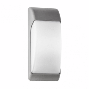 Aplique Exterior Espelta 1xe27 Gris Ip65 Policarbonato 32x12,9x13 Cm