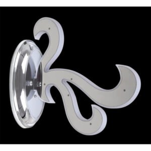 Aplique Led Fuego 1 L Cromo 9w 360lm 4000k 23x12x26,5