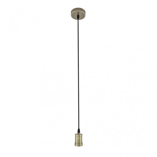 Arm.colgante Puja 1xe27 Cuero Regx10x10 Cm