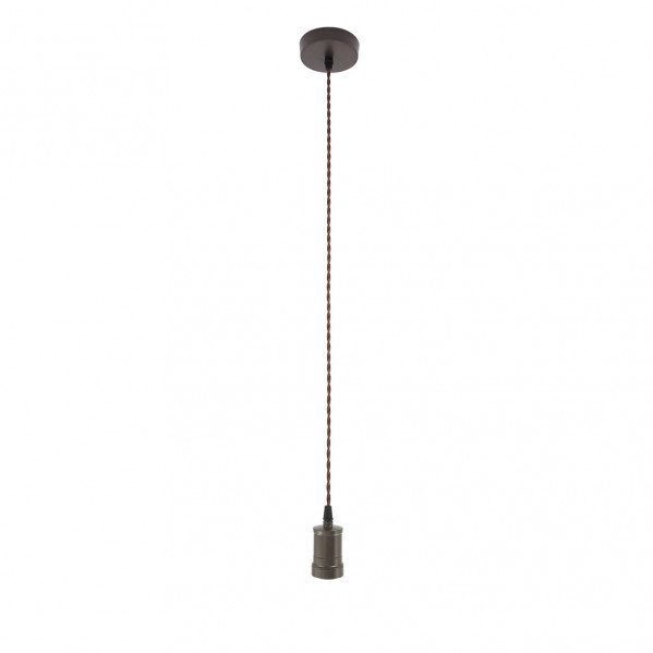 Arm.colgante Puja 1xe27 Marron Regx10x10 Cm