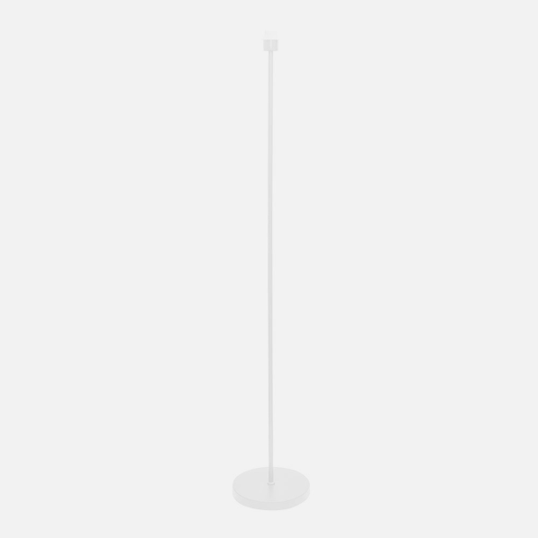 Arm. Pie De Salon Cara 1xe27 Blanco 148x25x25 Cm