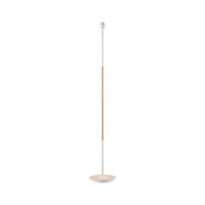Arm.pie Salon Tropico 1xe27 Blanco/haya 148x25x25cm