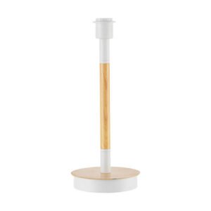 Arm.sobremesa Tropico 1xe14 Blanco/haya 33x13x13cm