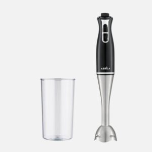 Batidora De Mano Nyasa 650w Dc Negro 2vel C/vaso Cuchilla Ac.inox.velocidad Ajustable,desmont.ergonomico 38x6,5x6,5cm