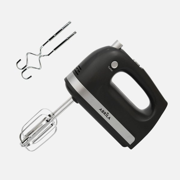 Batidora De Varillas Epona Negr 250w 5vel Ergonomica Montar-batir-mezclar-amasar 30x19,5x9cm