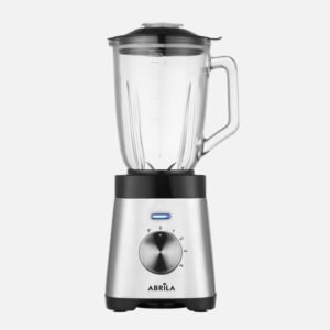 Batidora De Vaso Saeta Acero/negro 1000w 4vel+pulso 4hojas Ac.inox.1,5l Jarra Cristal Protecc.sobrecalentamiento 40x19x18cm