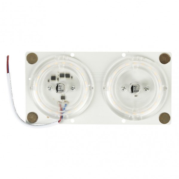 Disco Led 24w 6000k Placa Cuad.blanco 8x16x1 Cm 1872lm Magnetico