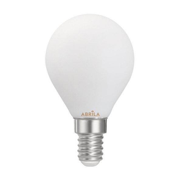 Bombilla Esferica Filam.opal 4w 3000k Abrila E14 360lm 7,8x4,5x4,5cm
