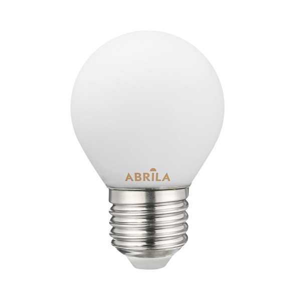 Bombilla Esferica Filam.opal 4w 4000k Abrila E27 360lm 7,2x4,5x4,5 Cm