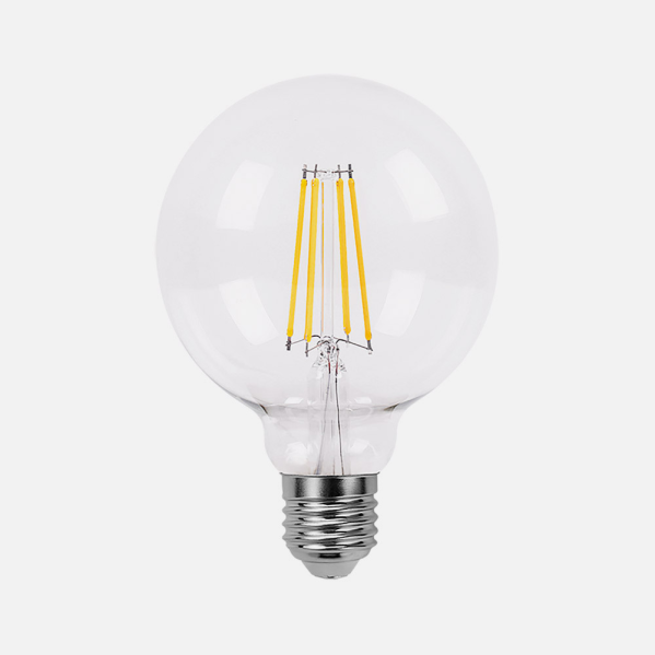 Bombilla Filamento Globo 16x12,5d 8w 880lm E27 Clara 2700k