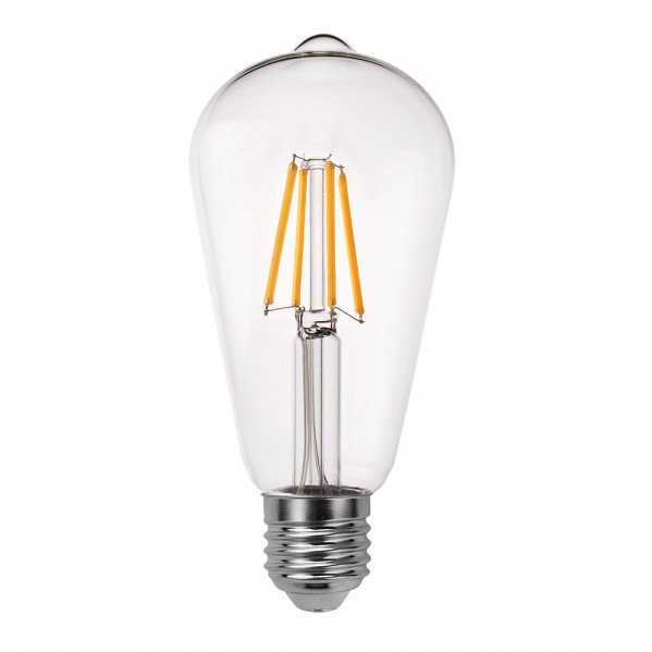 Bombilla Filamento Pebetero 14x6,5d 8w 850lm E27 Clara 2700k