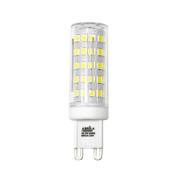 Bombilla G9 8w 3000k Abrila 800lm 6,3x1,8x1,8 Cm