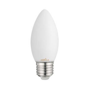 Bombilla Vela Filam.opal 6w 3000k Abrila E27 540lm 9,7x3,5x3,5cm