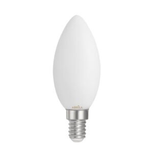 Bombilla Vela Filam.opal 6w 6000k Abrila E14 540lm 9,7x3,5x3,5cm