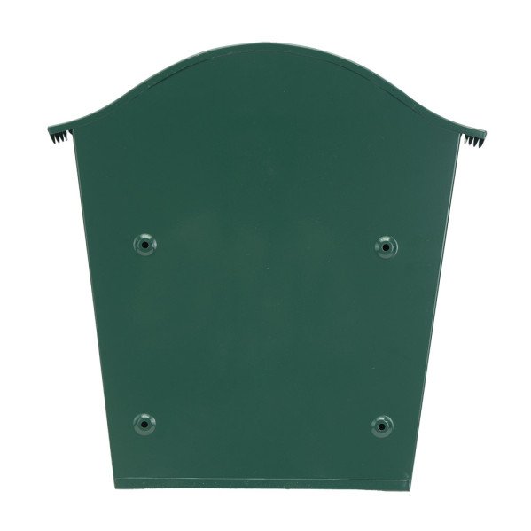 Buzon De Correo Tilda Acero Galvanizado Verde 37x36x13,5 Cm Tejadillo Antilluvia