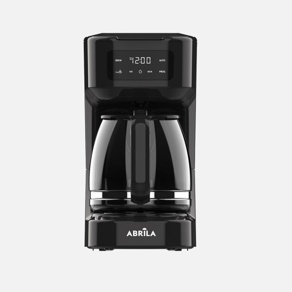 Cafetera De Goteo Flute 15taz Negro 1000w Tactil Filtro Permanente Jarra Cristal1,8l Dosificador 31,5x16x26cm