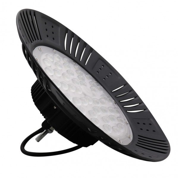 Campana Industrial Granito 100w 6500k Negro 11000lm 11x30x30 Cm