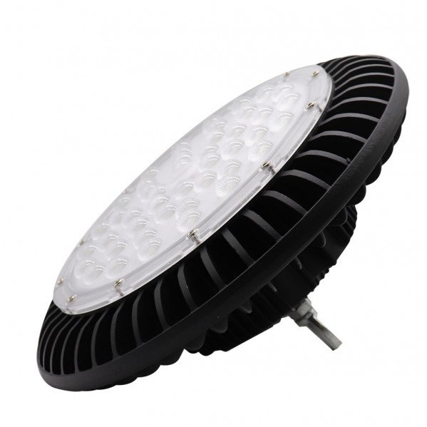 Campana Monzonita 100w 6500k Negro 11000lm Ip65 Led Smd 12,5x25x25 Cm