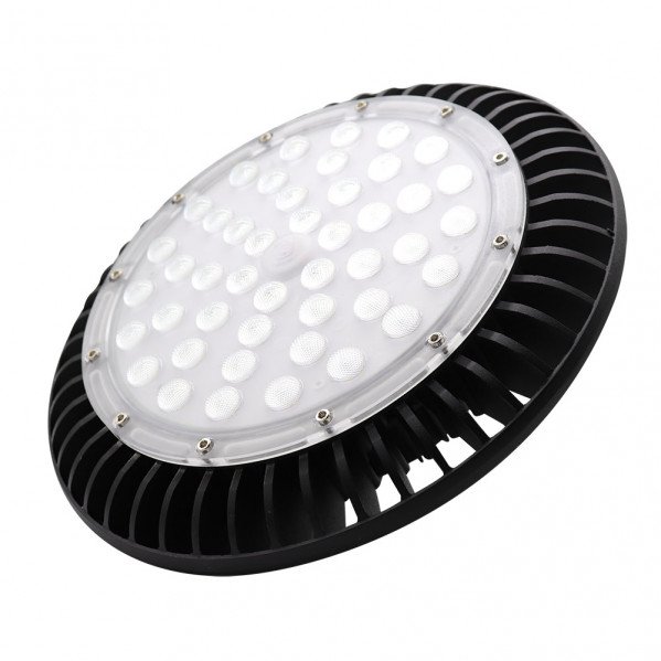 Campana Monzonita 200w 6500k Negro 22000lm Ip65 Led Smd 12,5x35x35 Cm