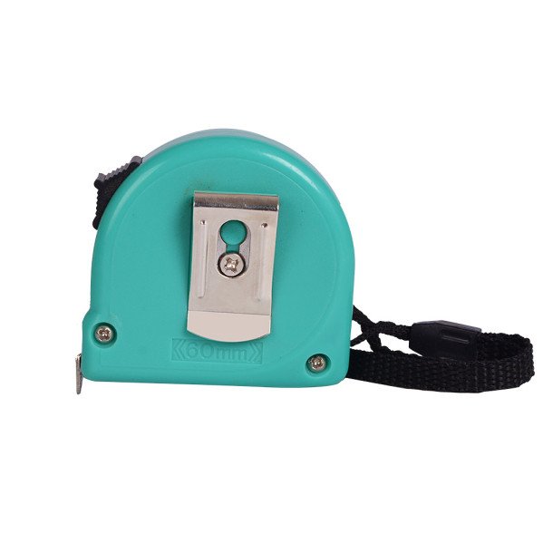 Cinta Metrica Palmo 2mx13mm Verde C/bloqueo, Enganche Magnetico,clip Y Asa