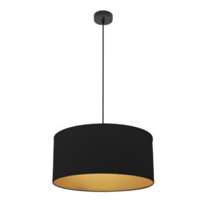 Colgante Anuska 1xe27 Negro/negro-oro Regx50x50 Cm