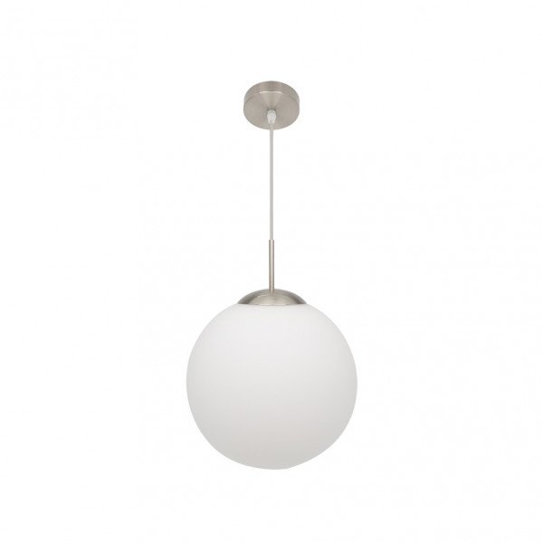Colgante Astro 1xe27 Blanco/niquel Regx30x30 Cm